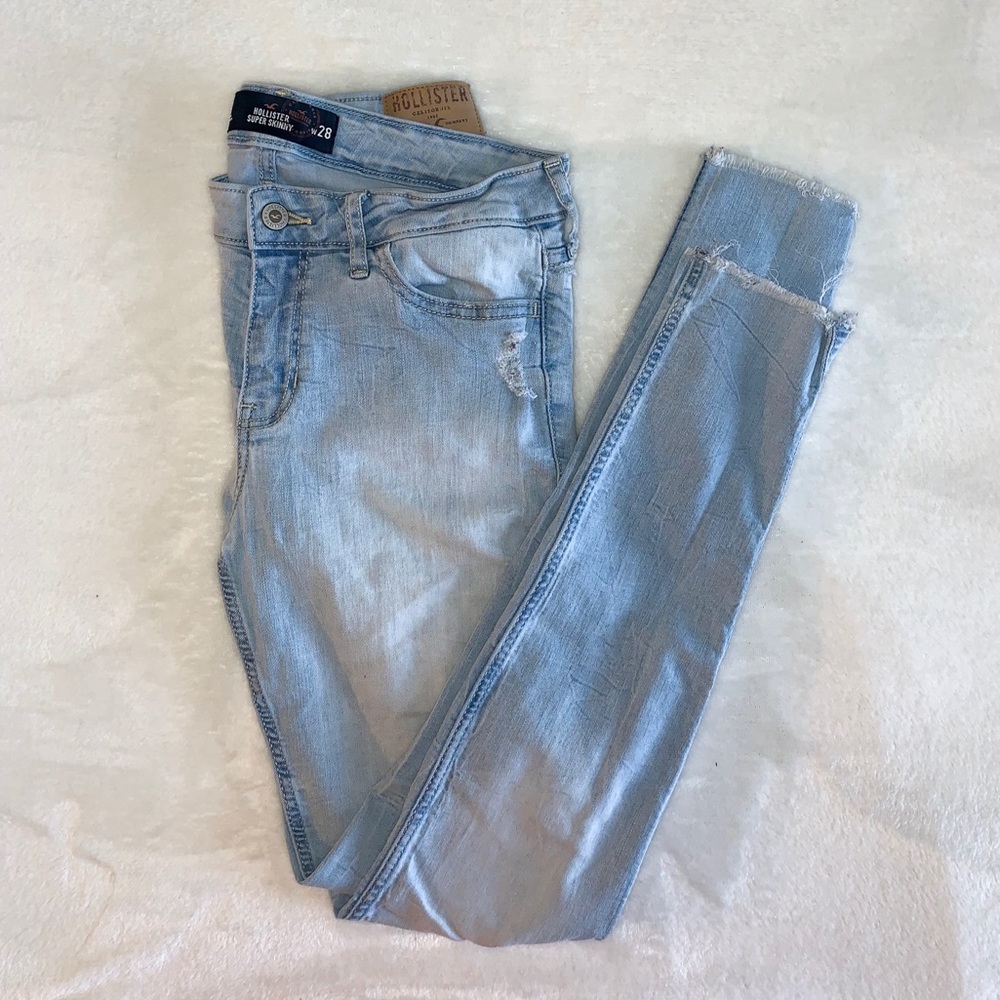 Light Was Hollister Skinny Jeans